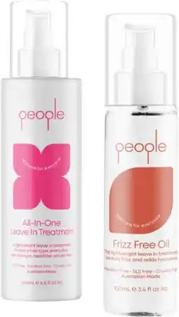 Coles People Frizz Free Oil 100mL or All In One Treatment 200mL offer