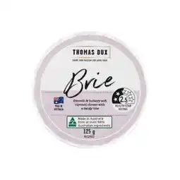 Woolworths Thomas Dux Brie 125g – From the Deli offer