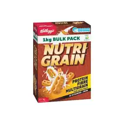 Woolworths Kellogg’s Nutri-Grain 1 kg offer