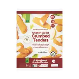 Woolworths Woolworths Crumbed Chicken Breast Tenders 1 kg – From the Freezer offer