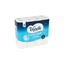 Woolworths Vevelle Luxury Soft 3 Ply Toilet Tissue 180 Sheets Pk 24 offer