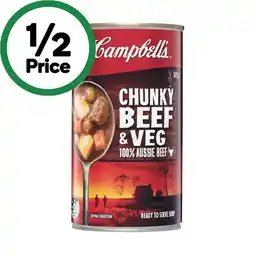 Woolworths Campbell’s Chunky Soup 505g offer
