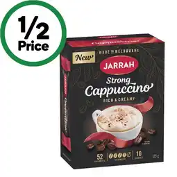 Woolworths Jarrah Coffee Sachets Pk 10 or Tins 250g offer