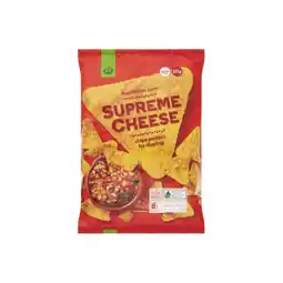 Woolworths Woolworths Supreme Cheese Corn Chips 175g offer