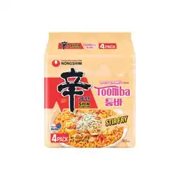 Woolworths Nongshim Shin Ramyun Toomba Stir Fry 548g Pk 4 offer