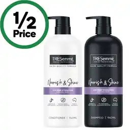 Woolworths TRESemme Shampoo or Conditioner 940ml offer