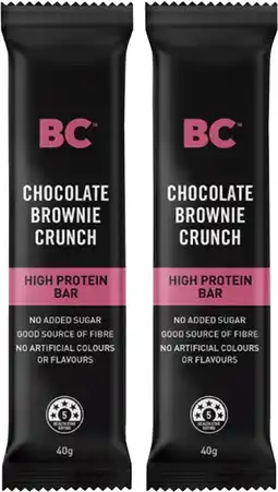 Coles BC Snacks High Protein Bar 40g offer