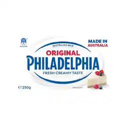 Woolworths Philadelphia Cream Cheese Block or Spread 250g offer