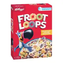 Woolworths Kellogg’s Froot Loops 460g or Nutri-Grain Protein Crunch 500g offer