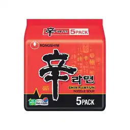 Woolworths Nongshim Noodles 460-600g Pk 4-5 offer