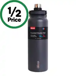 Woolworths Decor Adventurer Stainless Steel Double Wall 1.2 Litre – Assorted offer