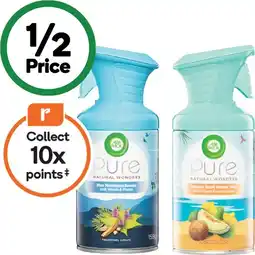 Woolworths Airwick Pure Natural Wonders Aerosol 159g offer