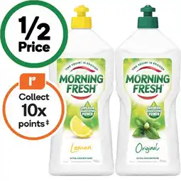 Woolworths Morning Fresh Dishwashing Liquid 900ml offer