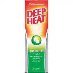 Woolworths Deep Heat Extra Strength Cream 100g offer