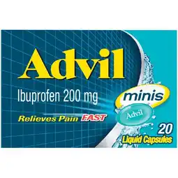 Woolworths Advil Minis Liquid Capsules Pk 20 offer