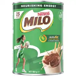 Woolworths Nestle Milo 395-460g offer