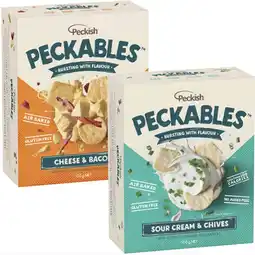 Coles Peckish Peckables Snack Rice Crackers 100g offer