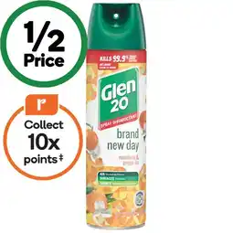 Woolworths Glen 20 Brand New Day Disinfectant Spray 375g offer