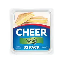 Woolworths Cheer Cheese Slices 500g offer