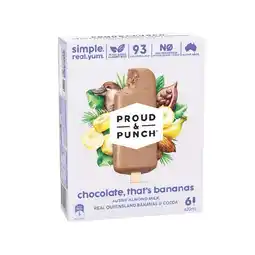 Woolworths Proud & Punch Sticks 420-450ml Pk 6 – From the Freezer offer