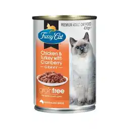 Woolworths Fussy Cat Grain Free Wet Cat Food 400g offer