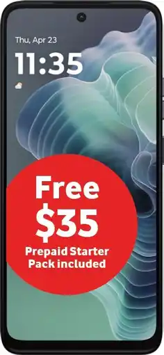 Coles Vodafone Motorola Moto g35 5G offer