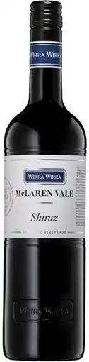 Coles Wirra Wirra McLaren Vale Vineyards Shiraz offer