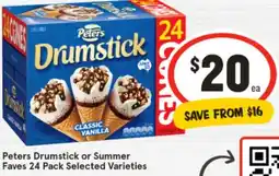 IGA Drumstick classic vanilla offer