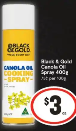 IGA Canola oil spray offer