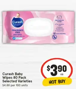 IGA Curash baby wipes offer