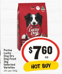 IGA Purina lucky dog dry dog food offer