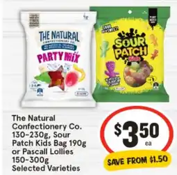 IGA The natural confectionery co. offer