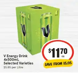 IGA V Energy Drink offer