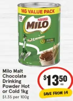 IGA Milo offer