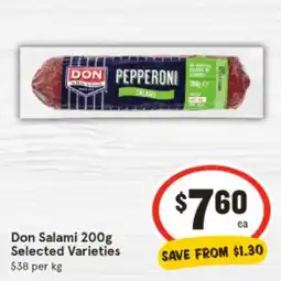 IGA Don pepperoni offer