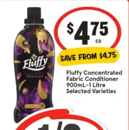 IGA Fluffy concentrated fabric conditioner offer