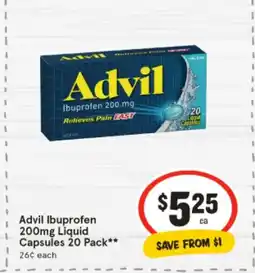 IGA Advil ibuprofen offer