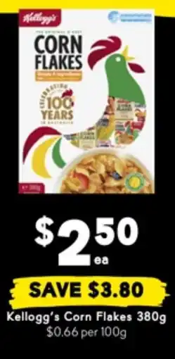 Drakes Kellogg's corn flakes offer