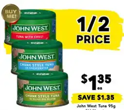 Drakes John west tuna with chilli in springwater offer