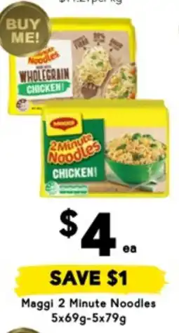 Drakes Maggi 2 minute noodles offer