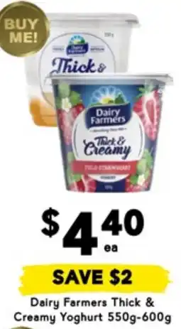Drakes Dairy farmers thick & creamy yoghurt offer