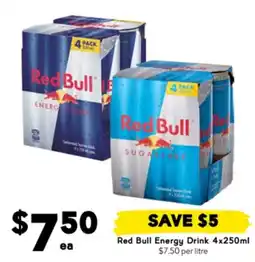 Drakes Red bull energy drink offer