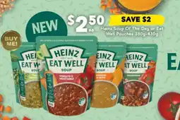 Drakes Heinz soup of the day or eat offer