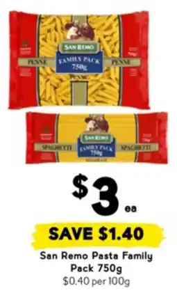 Drakes San remo pasta offer
