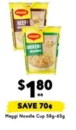 Drakes Maggi noodle cup offer