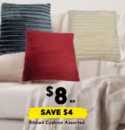 Drakes Ribbed cushion assorted offer