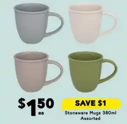 Stoneware mugs