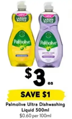 Drakes Palmolive ultra dishwashing offer