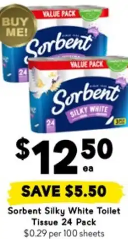Drakes Sorbent silky white toilet offer