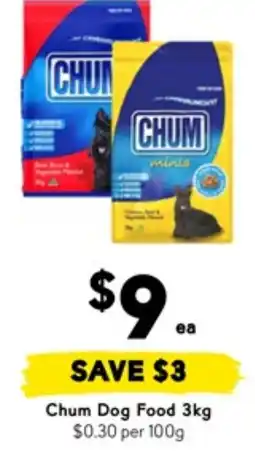 Drakes Chum dog food offer